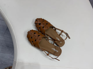 Lacey Brown Cage Sandal