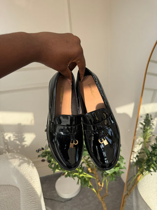Danielle Black Regular Loafers