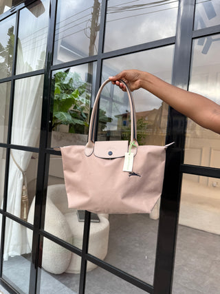 Eliana Nude Mid Size Tote Bag