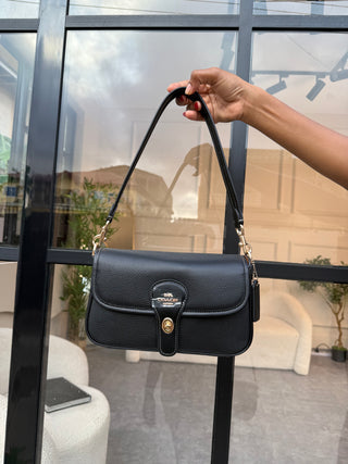 Paz Black Coach Bag