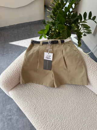 Teli Khaki Shorts