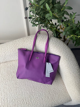 Antonia Purple Lacoste Tote Bag
