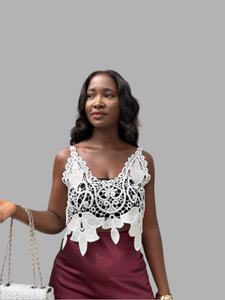 Vanny Lace Crop Top