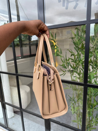 Everly Dark Nude Premium Handbag