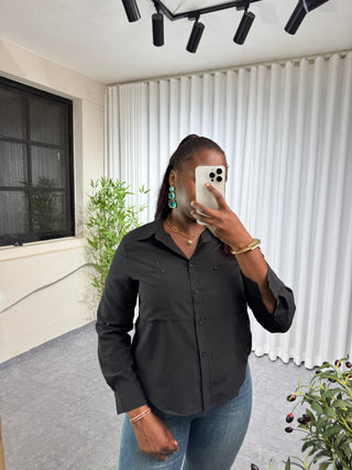 Mavis Black Shirt