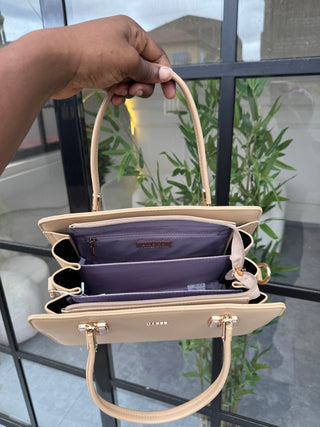 Everly Light Nude Premium Handbag