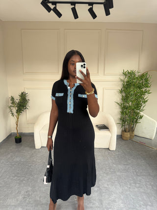 Karenza Black Maxi Dress