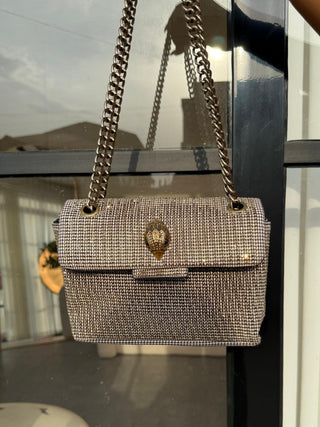 Amy Gold Crossbody Bag
