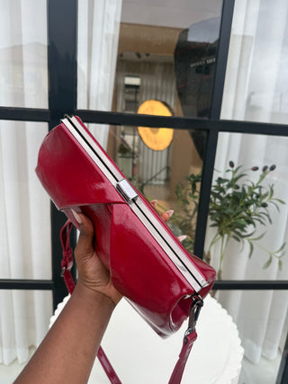 Jessie Red Clutch