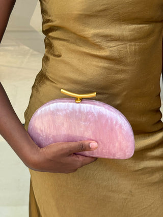 Carvela Pink Marbel Clutch