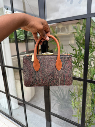 Carla Red Brown Mini Bag