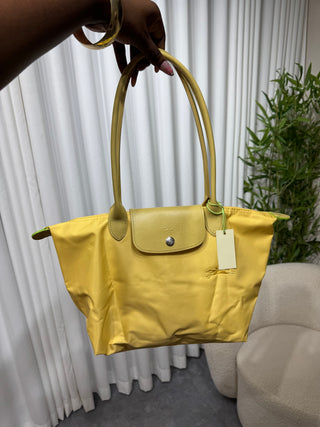 Eliana Yellow Mid Size Tote Bag