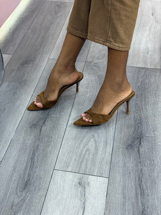 Faith Brown Mules