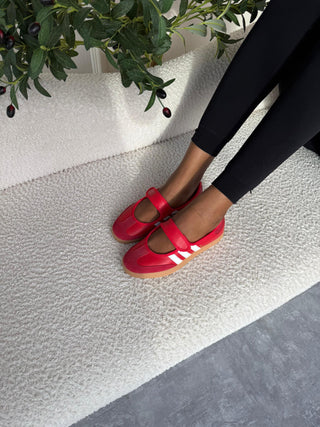 Gloria Samba Jane Shoes - Red