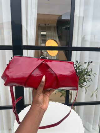 Jessie Red Clutch