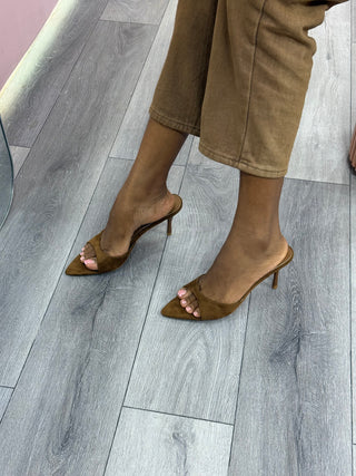 Faith Brown Mules