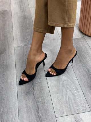 Faith Black Mules