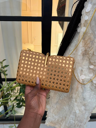 Kinslee Gold Clutch