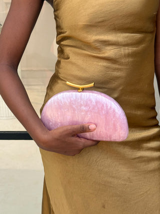 Carvela Pink Marbel Clutch