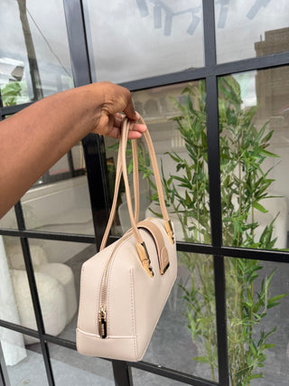 Ophelia Beige Doctor Bag
