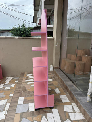 Rose Pink 6 shelve unit