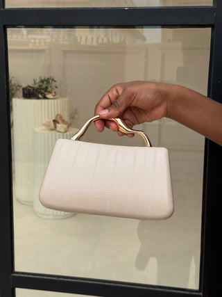 SimiSola Beige Clutch