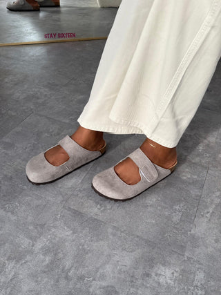 Rasheeda Birkenstock Clogs - Gray
