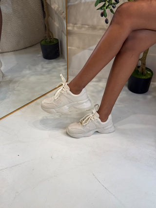 Sofia Cream Sneaker
