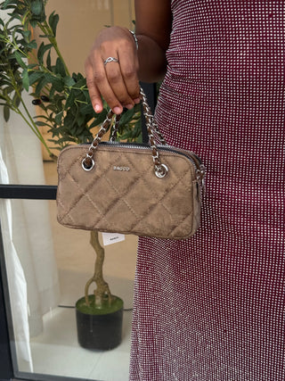 Karis Coffee Cross Body Bag
