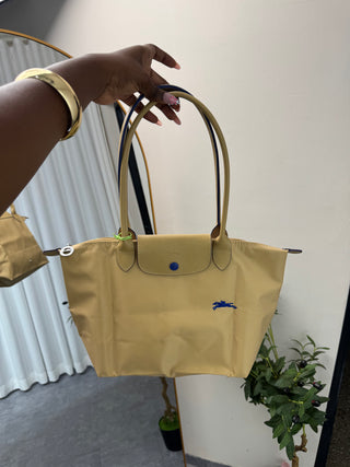 Eliana Butter Yellow Mid Size Tote Bag