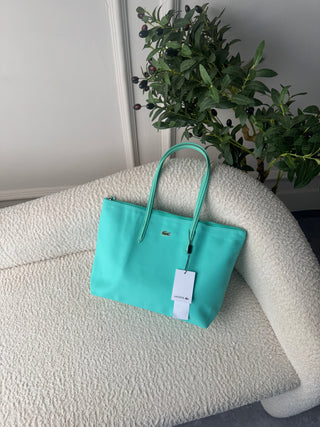 Antonia Light Green Lacoste Tote Bag