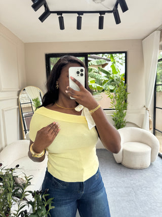 Mirabel Yellow Body Top