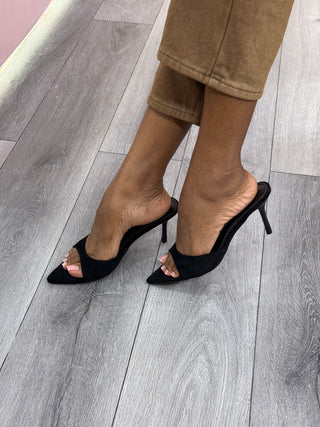 Faith Black Mules