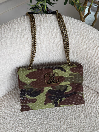 Naa Asheley Camouflage Print Crossbody Bag