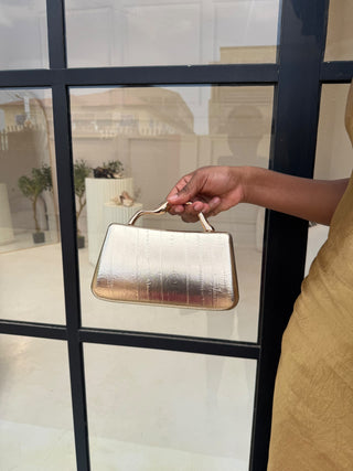 SimiSola Gold Clutch