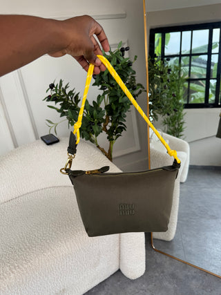 Olivia Green Shoulder Bag