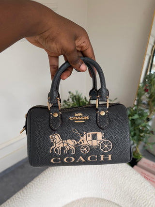 Princess Dark Grey Coach Bag
