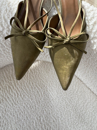 Russe Green Half Shoes