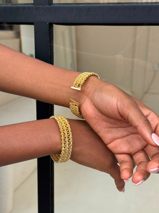 Shelby Gold Bangles