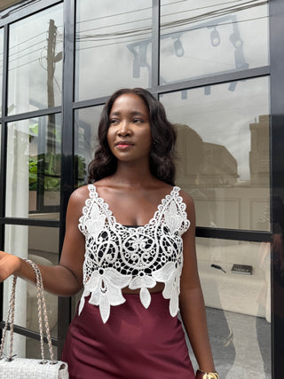 Vanny Lace Crop Top