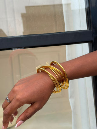 Rivka Gold Bangles