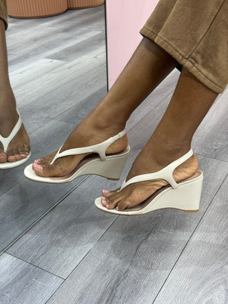 Psalm Wedge Heels - Beige