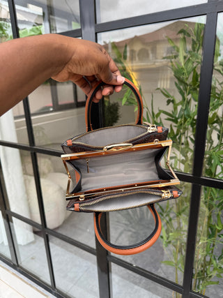 Carla Red Brown Mini Bag