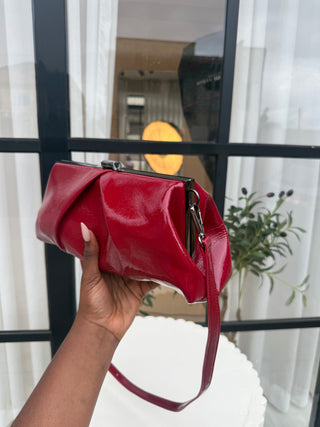 Jessie Red Clutch