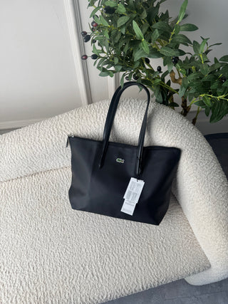 Antonia Black Lacoste Tote Bag
