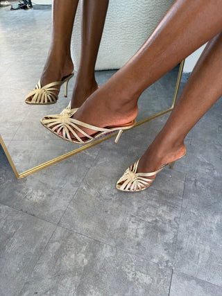 Nayeli Gold Stiletto Heel
