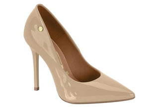 Fernanda Nude Classic Pointed Toe Patent Pumps