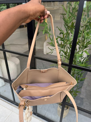 Mabel Nude Handbag