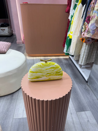 Carvela Yellow Marbel Clutch