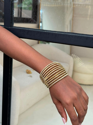 Yasmin Gold Bangles